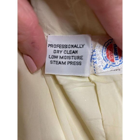 Vintage Cream Detail Button Princess Coat - Picture 10 of 16